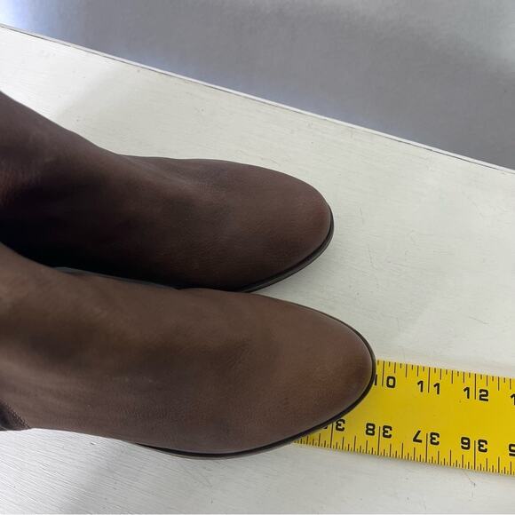 Lucky Brand Boots Womens 6M/36 Brenon Leather Round Toe Side Zipper Ankle - Picture 7 of 16